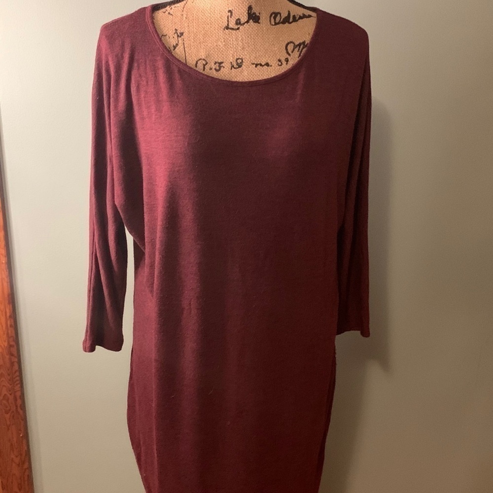 Maroon dress